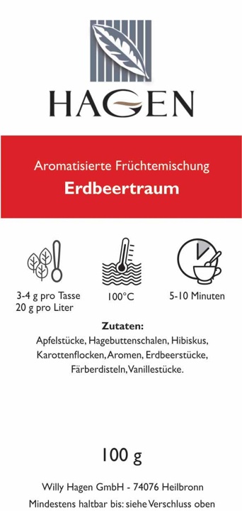 Aromatisierte Früchtemischung Erdbeertraum