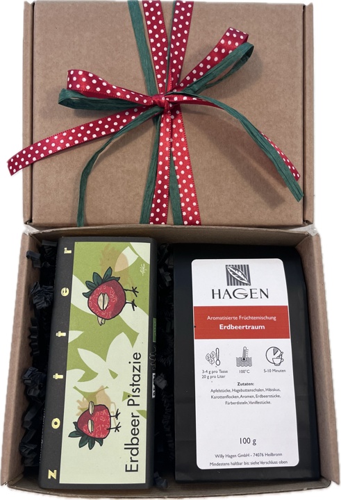 Tee-Geschenkset Erdbeere