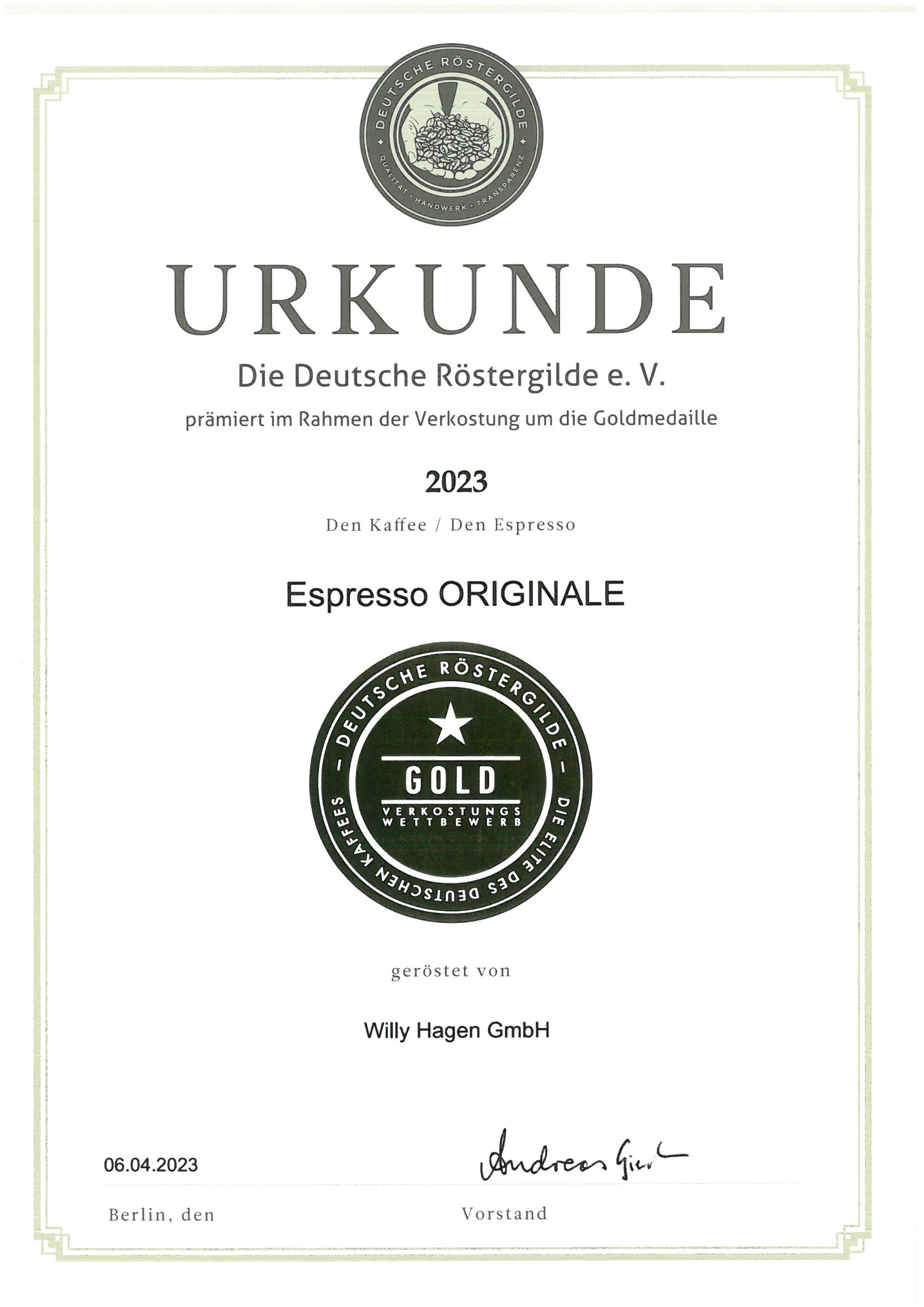 Espresso ORIGINALE