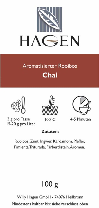 Aromatisierter Rooibos Chai