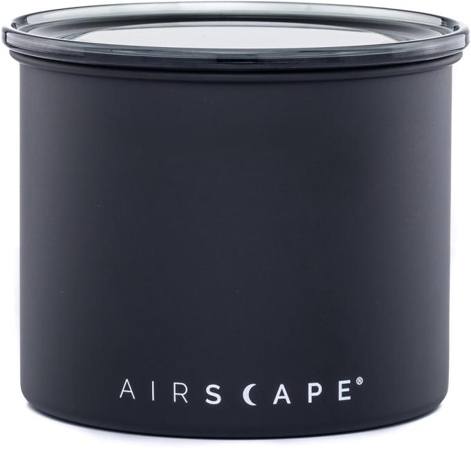 Airscape Kaffeedose klein, schwarz matt, Edelstahl