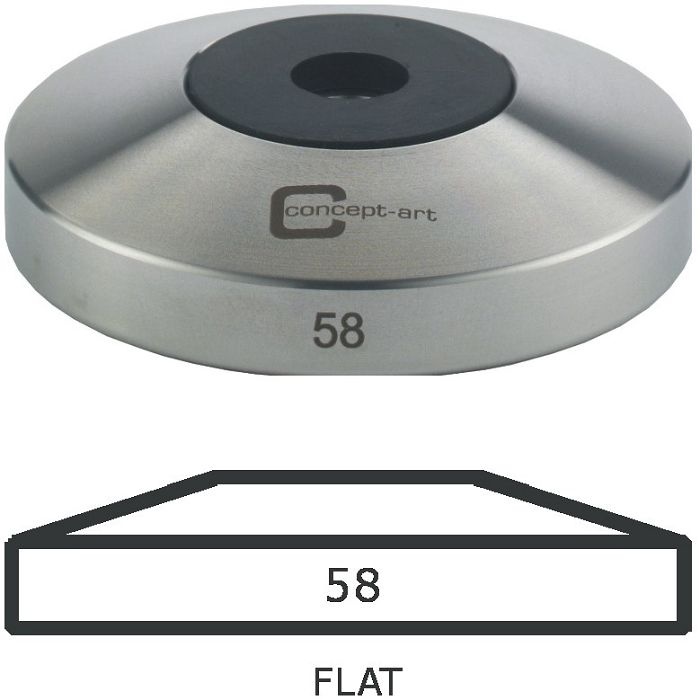 Tamper-Unterteil "Base Flat" 58mm mit Hagen Logo