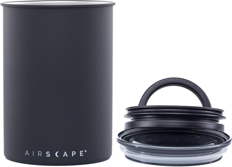 Airscape Kaffeedose mittel schwarz matt