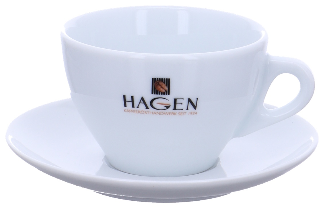 Milchkaffeetasse "Ancap" Hagen-Logo