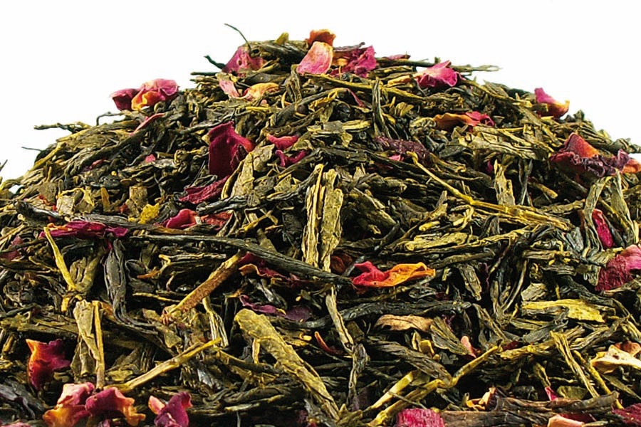 Aromatisierte Grünteemischung Japanische Kirschblüte