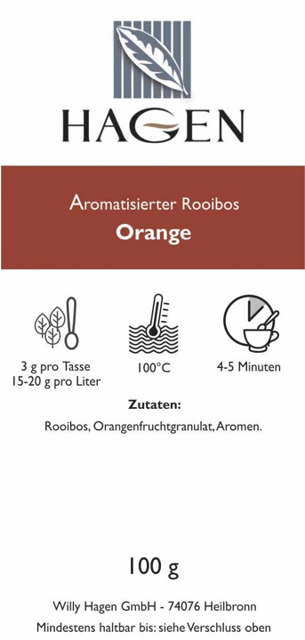 Aromatisierter Rooibos Orange