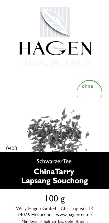 Schwarzer Tee China Tarry Lapsang Souchong