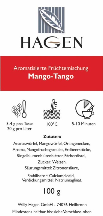 Aromatisierte Früchtemischung  Mango Tango