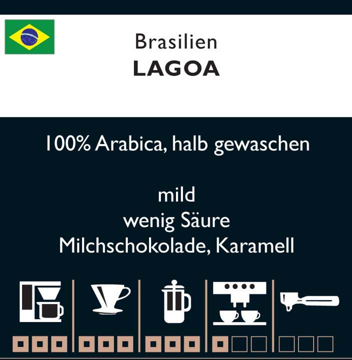 Brasil Fazenda Lagoa 250g-Packung