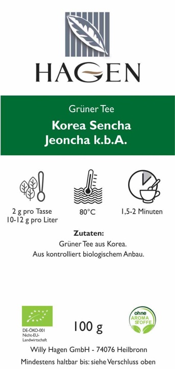 Grüner Tee Korea Sencha Jeoncha A  k.b.A