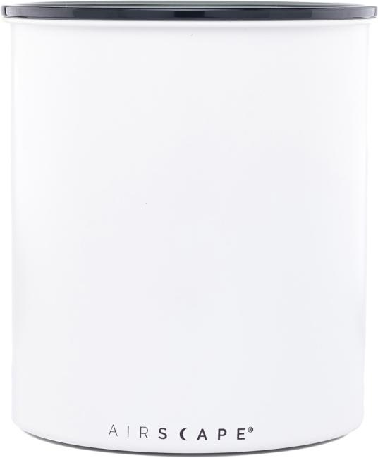 Airscape Kaffeedose groß, weiß matt, verzinkt
