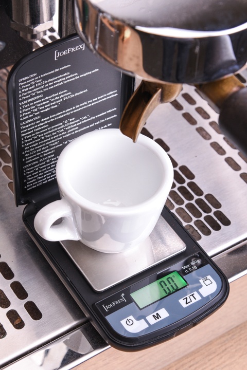 Digital Espresso-Waage