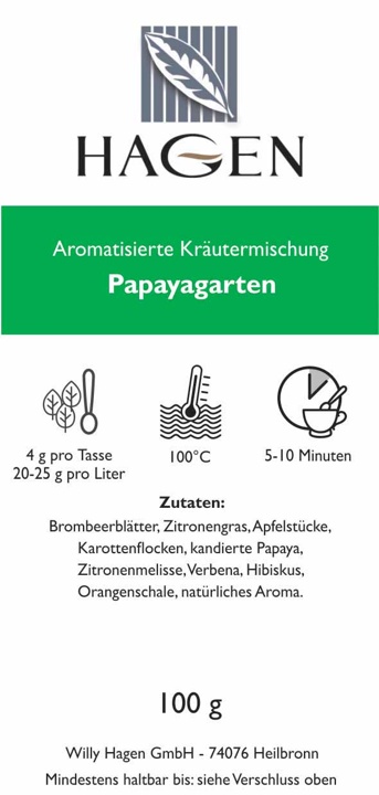 Aromatisierte Kräutermischung Papayagarten