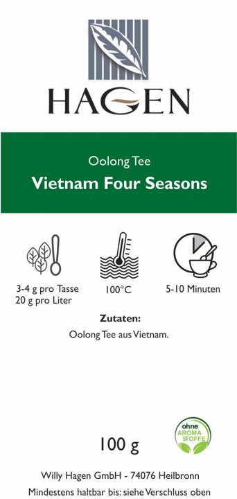 Oolong Tee Vietnam Four Seasons