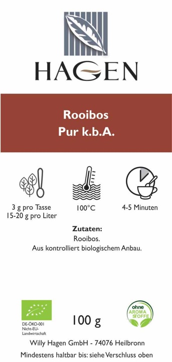 Rooibos pur k.b.A.